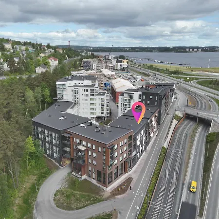 Close To Center And Naesijaervi - Free Parking, Ac, And Two Double Beds Lejlighed Tampere