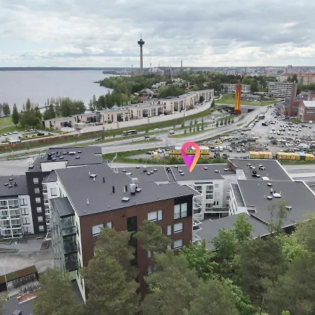 Apartment Close To Center And Naesijaervi - Free Parking, Ac, And Two Double Beds Tampere