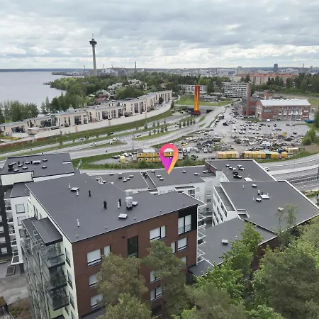 Close To Center And Naesijaervi - Free Parking, Ac, And Two Double Beds Apartment Tampere